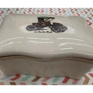 Vintage Executive Line 1902 Rambler Nash Car Porcelain Trinket Box